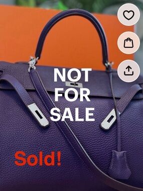 Hermes Kelly II Retourne 35 Full inclusion, w/dust bag, box, keys, lock & COA